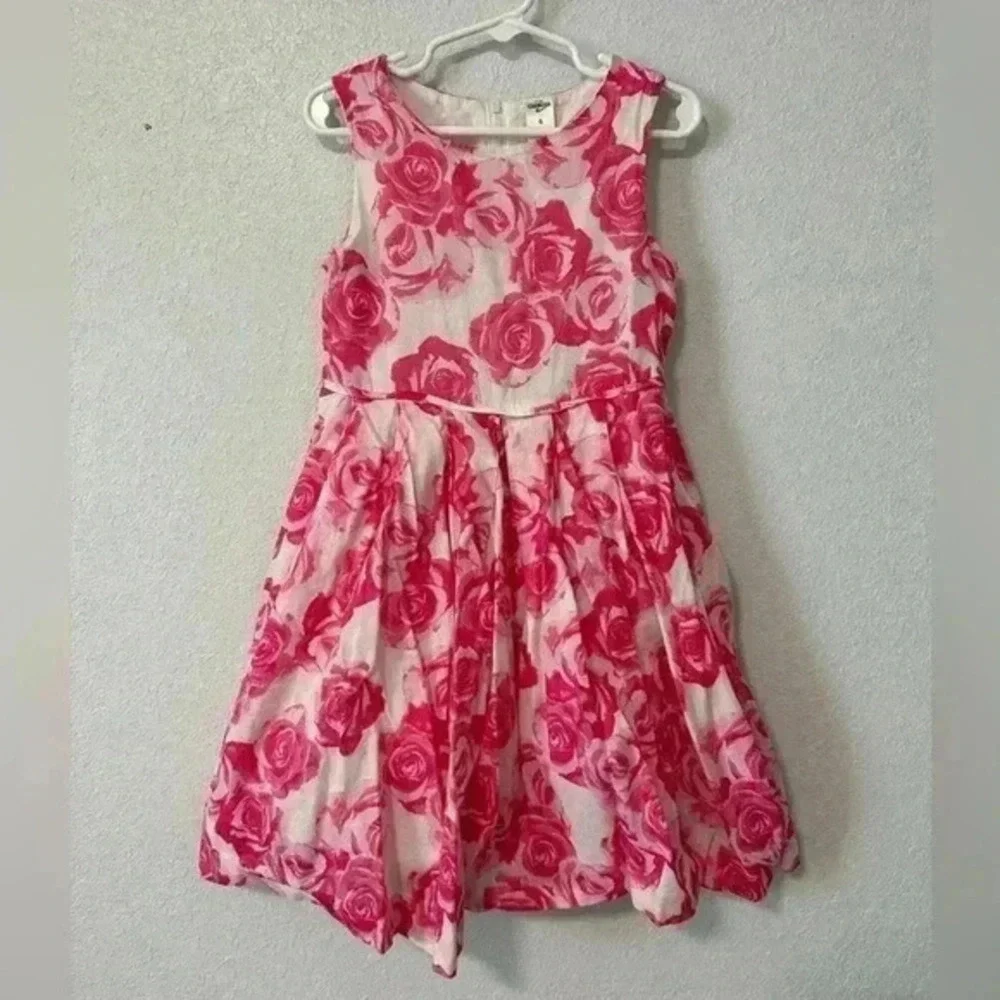 OshKosh B’gosh Vibrant Pink Floral Dress‎ size 6